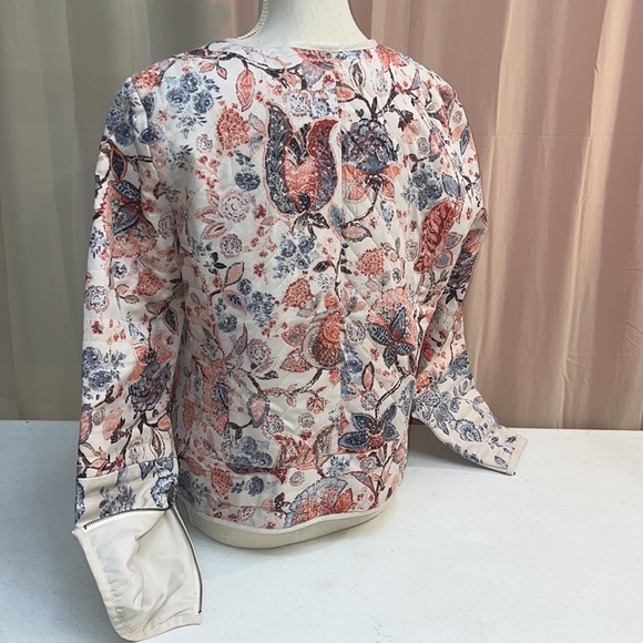 LOFT LIGHTWEIGHT COTTON LINED ASYMMETRICAL FRONT ZIP JACKET - Picture 4 of 16